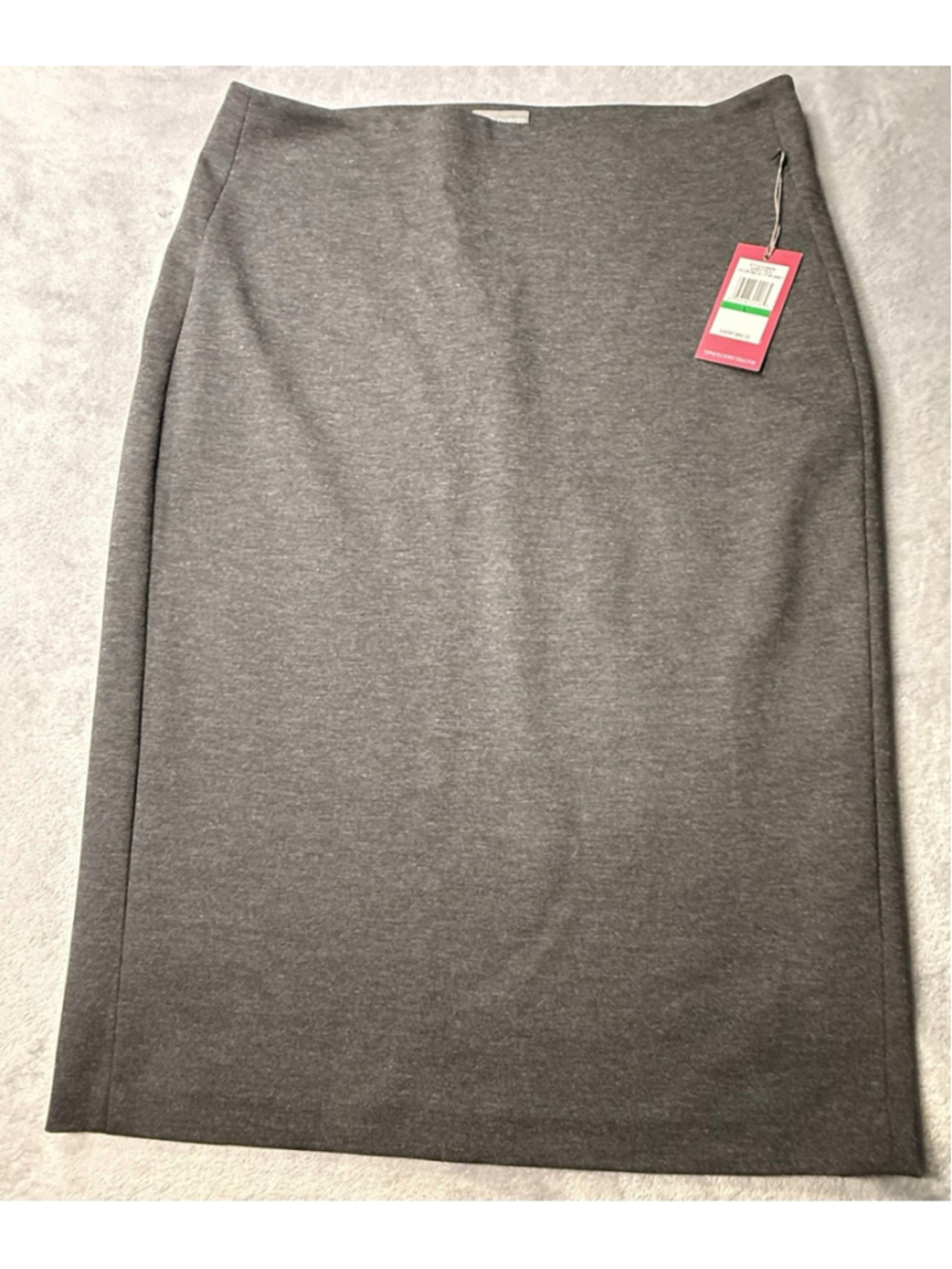 NWT Vince Camuto Skirt Adult Charcoal Gray Pencil Body Con Skirt Womens Large